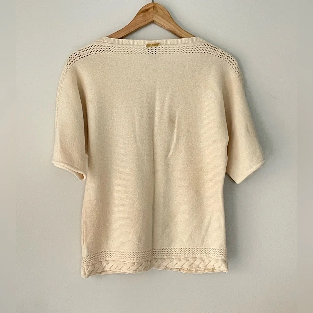 St. John Sport Wool Boat neck Blouse Sweater - Picture 2 of 11